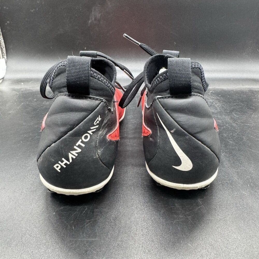 Nike Youth Phantom GX FG Academy Soccer Cleats Size 3.5Y Black Red DD9563-600 - Picture 4 of 7
